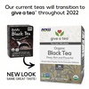 image:imageNOW Foods Give a Tea Organic Black Tea Robust Rich Flavor with Naturally Occurring Caffeine 24CountBlack