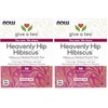 image:imageNOW Foods Organically Hip Hibiscus Tea CaffeineFree NonGMO No Added Colors Preservatives or Sugars Premium Unbleached Tea Bags with our NoStaples Design 24CountHeavenly Hip Hibiscus