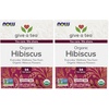 image:imageNOW Foods Organically Hip Hibiscus Tea CaffeineFree NonGMO No Added Colors Preservatives or Sugars Premium Unbleached Tea Bags with our NoStaples Design 24CountOrganically Hip Hibiscus