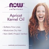 image:imageNOW Foods Solutions Apricot Kernel Oil Hair Moisturizer Rejuvenating Skin Oil Softens Fine Lines 4Ounce4 Fl Oz Pack of 2