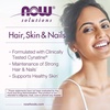 image:imageNOW Foods Solutions Hair Skin and Nails Clinically Advanced Support with Clinically Tested Cynatine 90 Veg Capsules