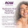 image:imageNOW Foods Solutions Hyaluronic Acid Moisturizer Smoothing and Toning Rehydrating to Start Your Day 2OunceHydration Facial Mist