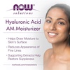 image:imageNOW Foods Solutions Hyaluronic Acid Moisturizer Smoothing and Toning Rehydrating to Start Your Day 2OunceMoisturizer