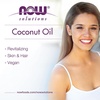 image:imageNOW Foods Solutions Liquid Coconut Oil Light and Nourishing Promotes HealthyLooking Skin and Hair 4Ounce4 Fl Oz Pack of 1