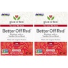 image:imageNOW Foods Give a Tea Better off Red Rooibos Tea with a VanillaCitrus Blush CaffeineFree 24 bags24 Count Pack of 2