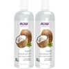 image:imageNOW Foods Solutions Liquid Coconut Oil Light and Nourishing Promotes HealthyLooking Skin and Hair 4Ounce16 Fl Oz Pack of 2