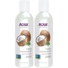 image:imageNOW Foods Solutions Liquid Coconut Oil Light and Nourishing Promotes HealthyLooking Skin and Hair 4Ounce4 Fl Oz Pack of 2
