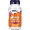 image:imageNOW Supplements Vitamin D3 amp K2 1000 IU45 mcgPlus Cardiovascular Support Supports Bone Health 120 veg Capsules120 Count Pack of 1