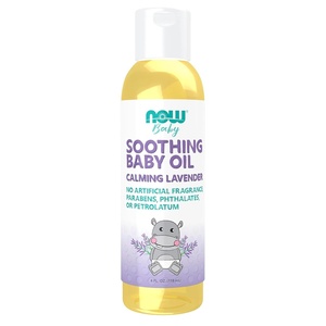 image:imageNOW Baby Soothing Baby Oil Calming Lavender No Artificial Fragrance Parabens Phthalates or Petrolatum 4OunceBaby Oil