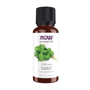 image:imageNOW Essential Oils Sweet Basil Oil Undiluted Steam Distilled 1 fl ozStandard Packaging