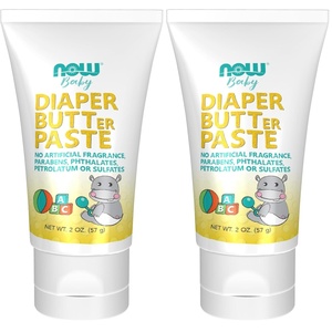 image:imageNOW Foods Baby Diaper Butter Paste Fragrance Free No Artificial Fragrance Parabens Phthalates or Petrolatum 2Ounce2 Ounce Pack of 2