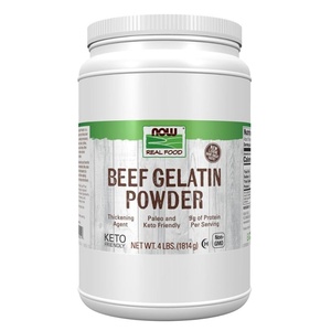 image:imageNOW Foods Beef Gelatin Powder Natural Thickening Agent Source of Protein 4Pound64 Ounce Pack of 1