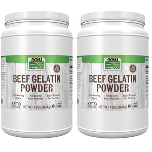 image:imageNOW Foods Beef Gelatin Powder Natural Thickening Agent Source of Protein 4Pound64 Ounce Pack of 2