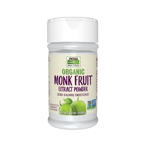 image:imageNOW Foods Certified Organic Monk Fruit Extract Powder w Scoop 07 oz07 Ounce Pack of 1