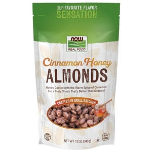 image:imageNOW Foods Cinnamon Honey Coated Almonds Crafted in Small Batches 12Ounce 340 gCinnamon Honey