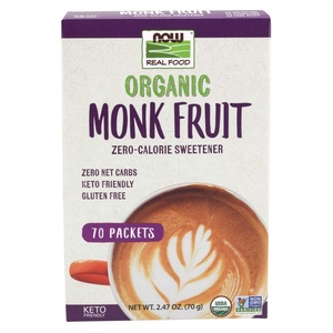 image:imageNOW Foods Monk Fruit Organic 70 Packet