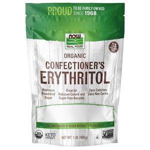 image:imageNOW Foods Organic Confectioners Erythritol Powder Replacement for Powdered Sugar Zero Calories 1Pound Packaging May Vary16 Ounce Pack of 1