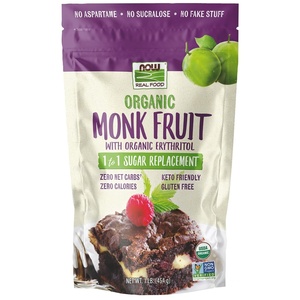 image:imageNOW Foods Organic Monk Fruit With Erythritol Sugar Replacement 1 lb16 Ounce Pack of 6