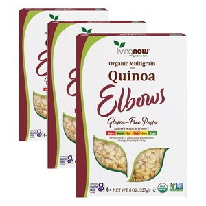 image:imageNOW Foods Organic Quinoa Macaroni GlutenFree CornFree NonGMO Elbow Pasta 8Ounce8 Ounce Pack of 3