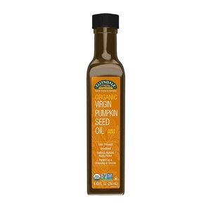 image:imageNOW Foods Organic Virgin Pumpkin Seed Oil ColdPressed Unrefined Distinct Robust Nutty Flavor Certified NonGMO 845Ounce