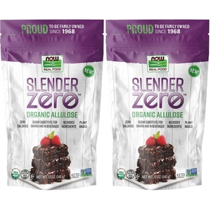 image:imageNOW Foods Slender Zero Organic Allulose ZeroCalorie 12 oz12 Ounce Pack of 2