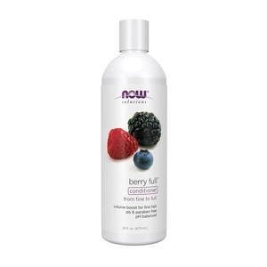 image:imageNOW Foods Solutions Berry Full Volume Boost Conditioner for Fine Hair with Biotin pH Balanced 16Ounce16 Fl Oz Pack of 1