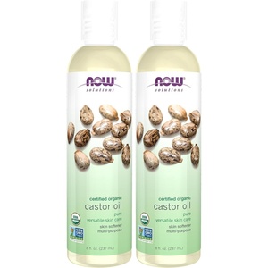 image:imageNOW Foods Solutions Castor Oil 100 Pure Versatile Skin Care MultiPurpose Skin Softener 4Ounce8 Fl Oz Pack of 2