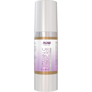 image:imageNOW Foods Solutions Vitamin C Serum Plus Ferulic Acid Skin Brightening and Tightening Highly Concentrated 1Ounce1 Fl Oz Pack of 1