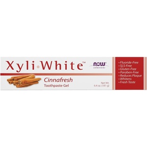 image:imageNOW Foods Solutions Xyliwhite Toothpaste Gel Neem and Tea Tree Cleanses and Whitens Clean and Fresh Taste 64OunceCinnafresh