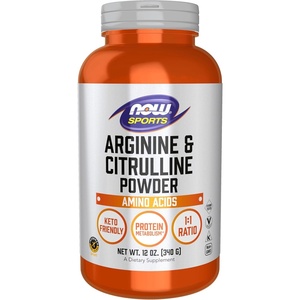 image:imageNOW Foods Sports Nutrition Arginine amp Citrulline Powder 11 Ratio Amino Acid 12OunceUnflavored
