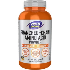 image:imageNOW Foods Sports Nutrition Branched Chain Amino Acid Powder with Leucine Isoleucine and Valine 12Ounce12 Ounce Pack of 1