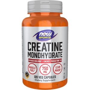 image:imageNOW Foods Sports Nutrition Creatine Monohydrate 750 mg Mass BuildingEnergy Production 120 Veg Capsules120 Count Pack of 1