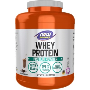 image:imageNOW Foods Sports Nutrition Whey Protein 24 g With BCAAs Creamy Chocolate Powder 6Pound6 Pound Pack of 1