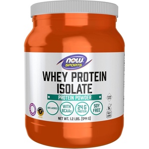 image:imageNOW Foods Sports Nutrition Whey Protein Isolate 25 g With BCAAs Unflavored Powder 12Pound12 Pound Pack of 1