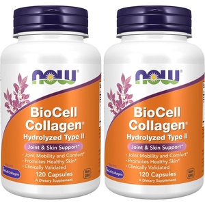 image:imageNOW Foods Supplements BioCell Collagen Hydrolyzed Type II Clinically Validated 120 Veg Capsules120 Count Pack of 2