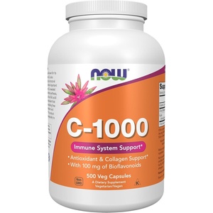 image:imageNOW Foods Supplements Vitamin C1000 with 100 mg of Bioflavonoids Antioxidant protection 100 Veg Capsules500 Count Pack of 1