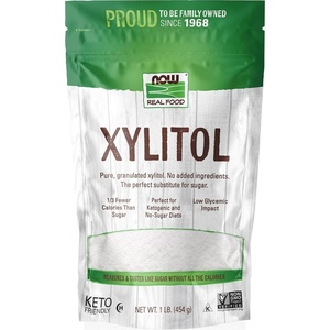 image:imageNOW Foods Xylitol Pure with No Added Ingredients KetoFriendly Low Glycemic Impact Low Calorie 1Pound Packaging May Vary16 Ounce Pack of 12