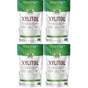 image:imageNOW Foods Xylitol Pure with No Added Ingredients KetoFriendly Low Glycemic Impact Low Calorie 1Pound Packaging May Vary16 Ounce Pack of 4