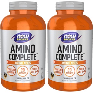 image:imageNow Foods Sports Amino Complete 360 Veg Capsules360 Count Pack of 2
