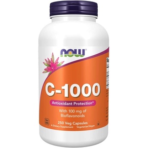 image:imageNow Supplements Vitamin C1000 with 100 mg of Bioflavonoids Antioxidant Protection 250 Veg Capsules Pack of 2