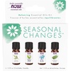 image:imageNOW Essential Oils Seasonal Changes Balancing Aromatherapy Kit 4x10ml Including Tea Tree Eucalyptus Radiata Clear the Air and Natures Shield Oil Blend With Child Resistant Caps133 Fl Oz Pack of 1