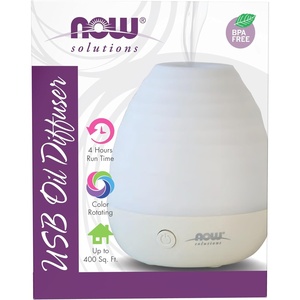 image:imageNOW Essential Oils Ultrasonic USB Aromatherapy Oil Diffuser Extremely Quiet Heat Free and Easy to Clean Color Changing LED Diffuser1 Count Pack of 1