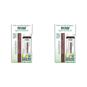 image:imageNOW Foods Essential Oils Eucalyptus RollOn Certified Organic Clarifying Blend Steam Distilled Topical Aromatherapy 10mL034 Fl Oz Pack of 2