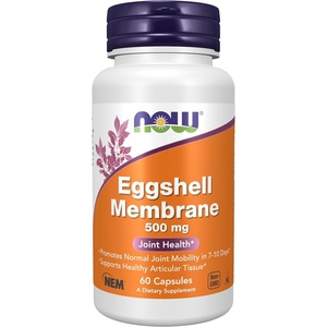 image:imageNOW Foods Supplements Eggshell Membrane A Unique Biological Matrix Composed of Major Joint Constituents 500 mg 60 Veg Capsules60 Count Pack of 1