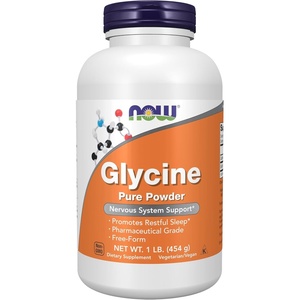 image:imageNOW Foods Supplements Glycine Pure Powder Promotes Restful Sleep Neurotransmitter Support 1Pound1 Pound Pack of 12
