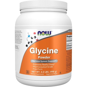 image:imageNOW Foods Supplements Glycine Pure Powder Promotes Restful Sleep Neurotransmitter Support 1Pound22 Pound Pack of 1