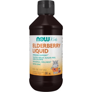 image:imageNOW Foods Supplements Liquid Elderberry for Kids with Zinc and Astragalus Immune Support 8Ounce packaging may vary8 Fl Oz Pack of 12