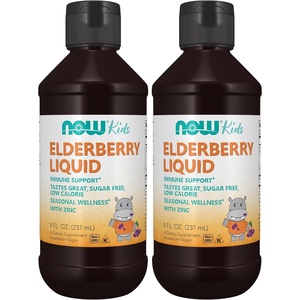 image:imageNOW Foods Supplements Liquid Elderberry for Kids with Zinc and Astragalus Immune Support 8Ounce packaging may vary8 Fl Oz Pack of 2