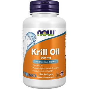 image:imageNOW Foods Supplements Neptune Krill Oil 500 mg PhospholipidBound Omega3 Cardiovascular Support 60 Softgels120 Count Pack of 1