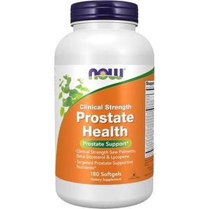 image:imageNOW Foods Supplements Prostate Health Clinical Strength Saw Palmetto BetaSitosterol amp Lycopene 180 Softgels180 Count Pack of 1